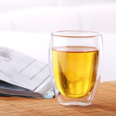 Made In China Insulated Eco-Friendly Double Deck Glass Cup